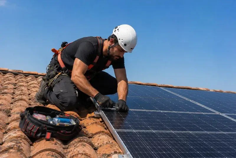 Maintenance et monitoring de panneaux solaires à Pézenas