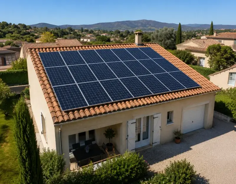 Prime à l'autoconsommation panneaux solaires Pézenas — aide financière de l'État
